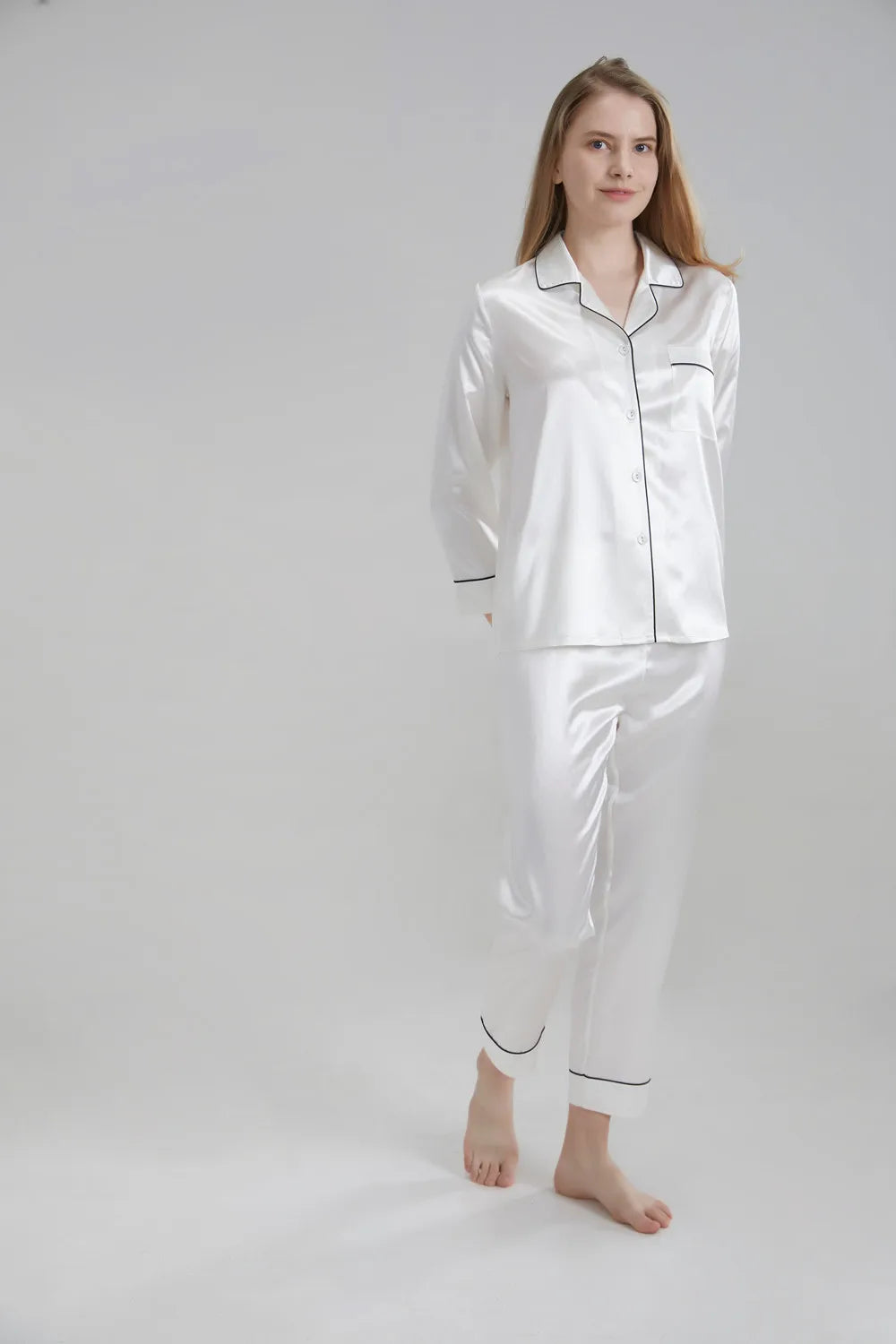 22-Momme Mulberry Silk Pajamas