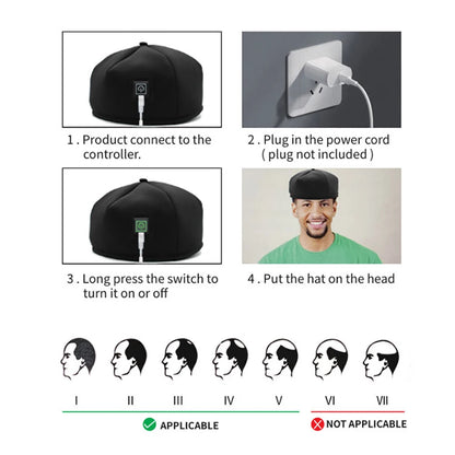 120-LED Red & Infrared Light Helmet