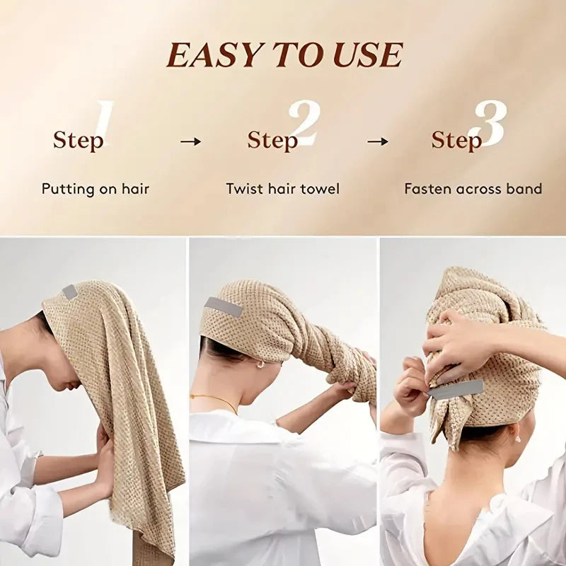 Microfiber Hair Towel Wrap