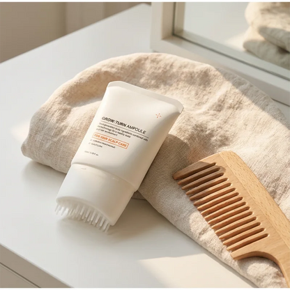 Korean Hair Serum with Scalp Brush