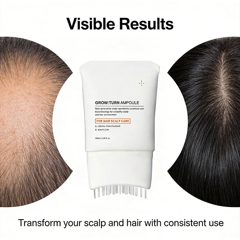 Korean Hair Serum with Scalp Brush