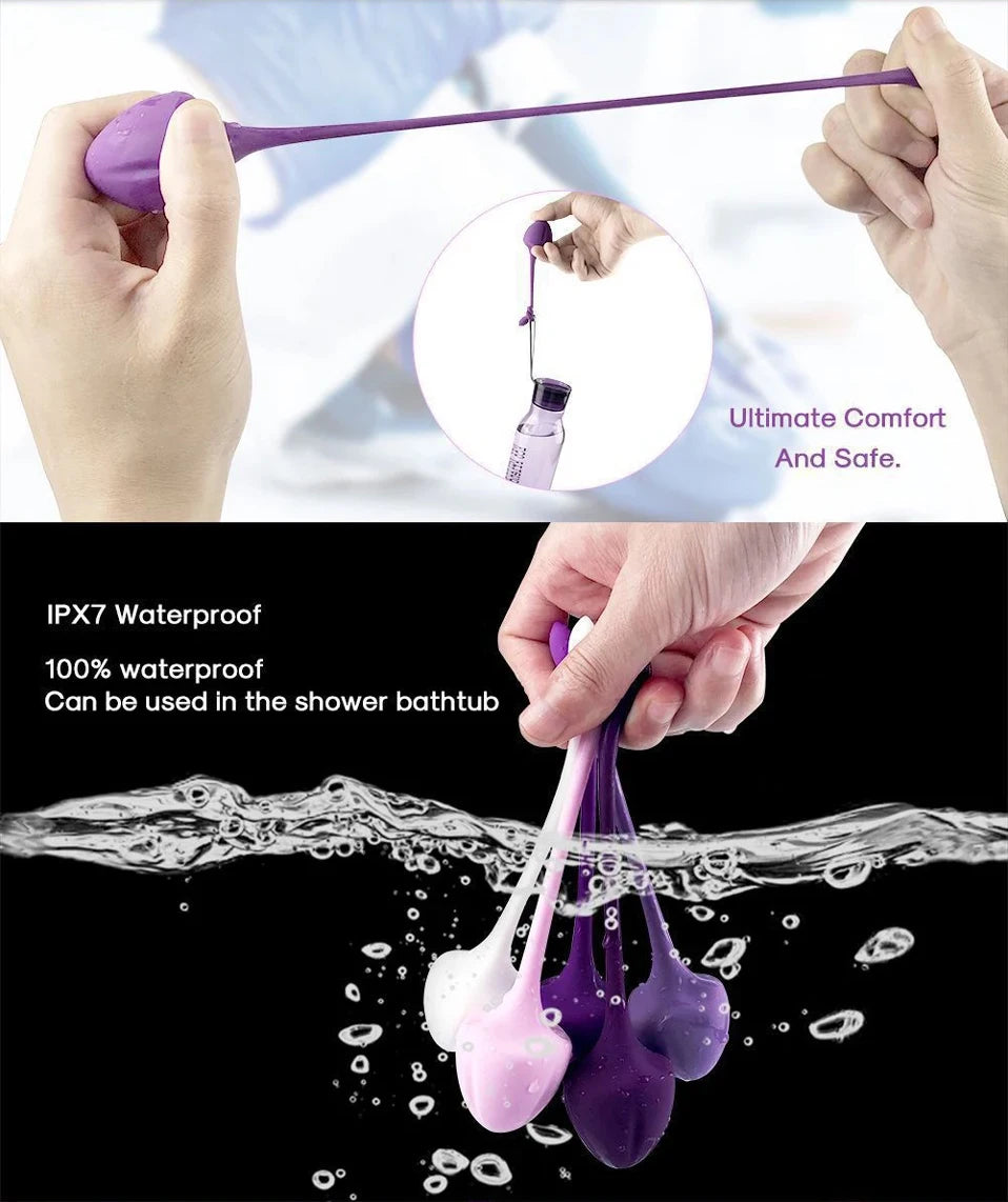 Weighted Silicone Ben Wa Balls