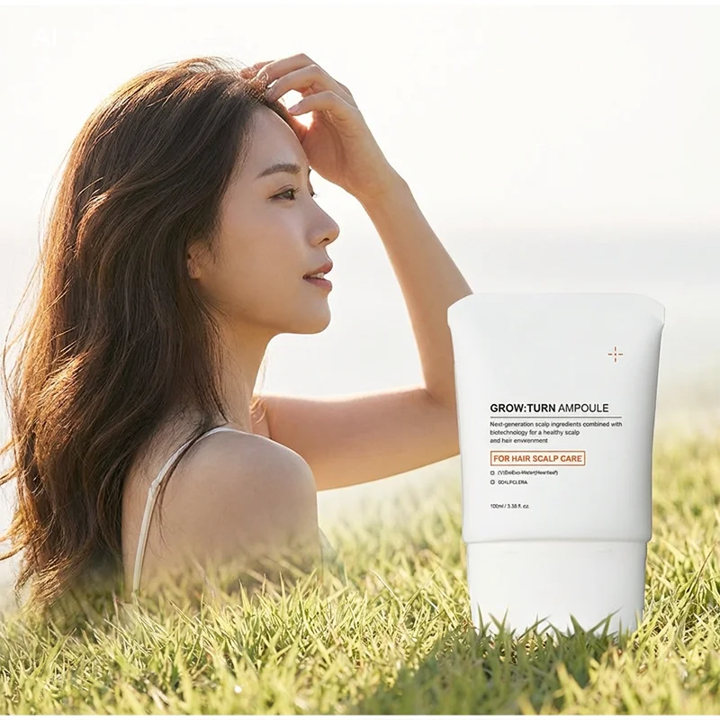 Korean Hair Serum with Scalp Brush