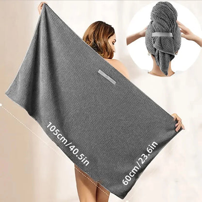 Microfiber Hair Towel Wrap