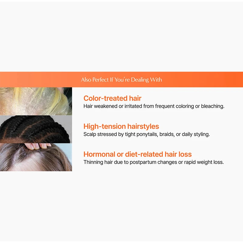 Korean Hair Serum with Scalp Brush
