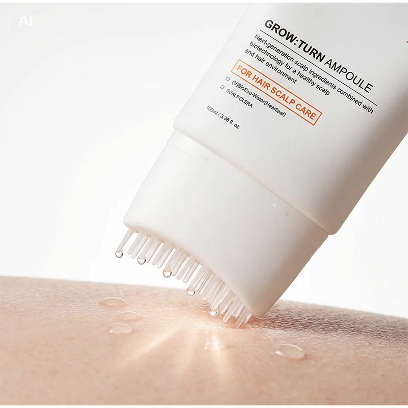 Korean Hair Serum with Scalp Brush
