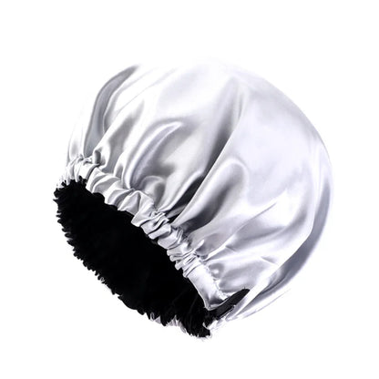 Double-Layer Satin Sleep Bonnet