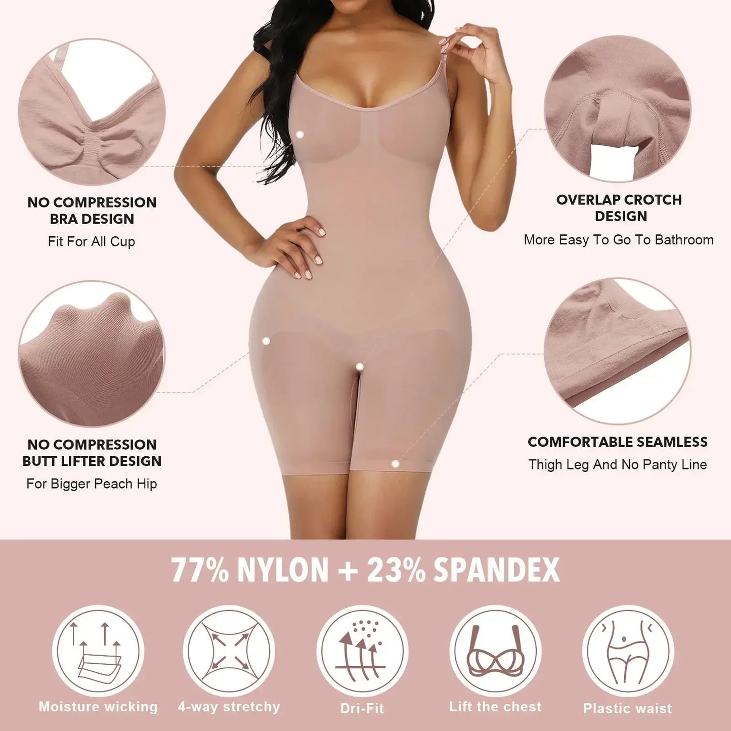 Seamless Tummy Control Bodysuit