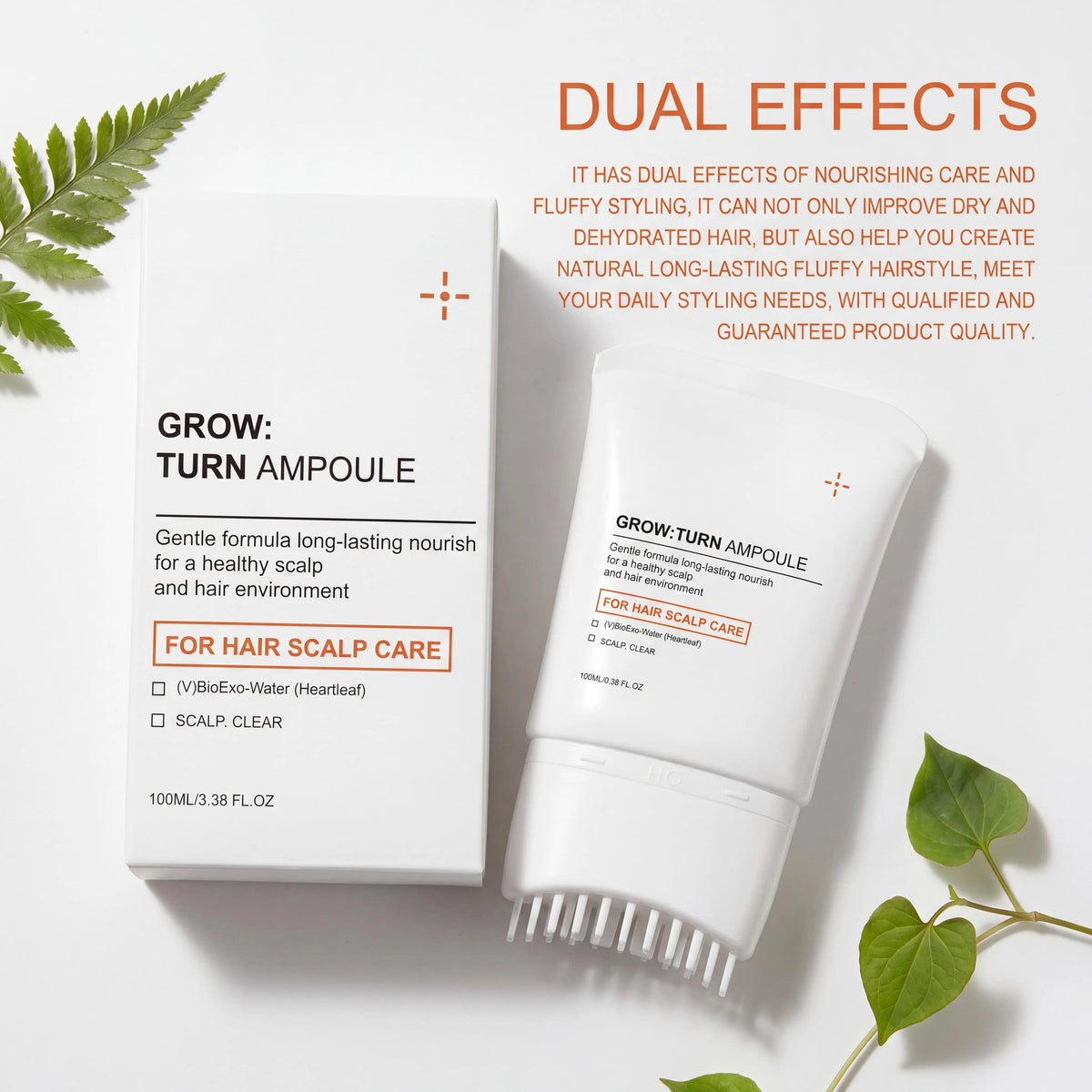 Volumizing Hair Serum with Scalp Brush