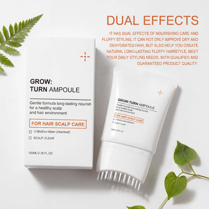 Volumizing Hair Serum with Scalp Brush