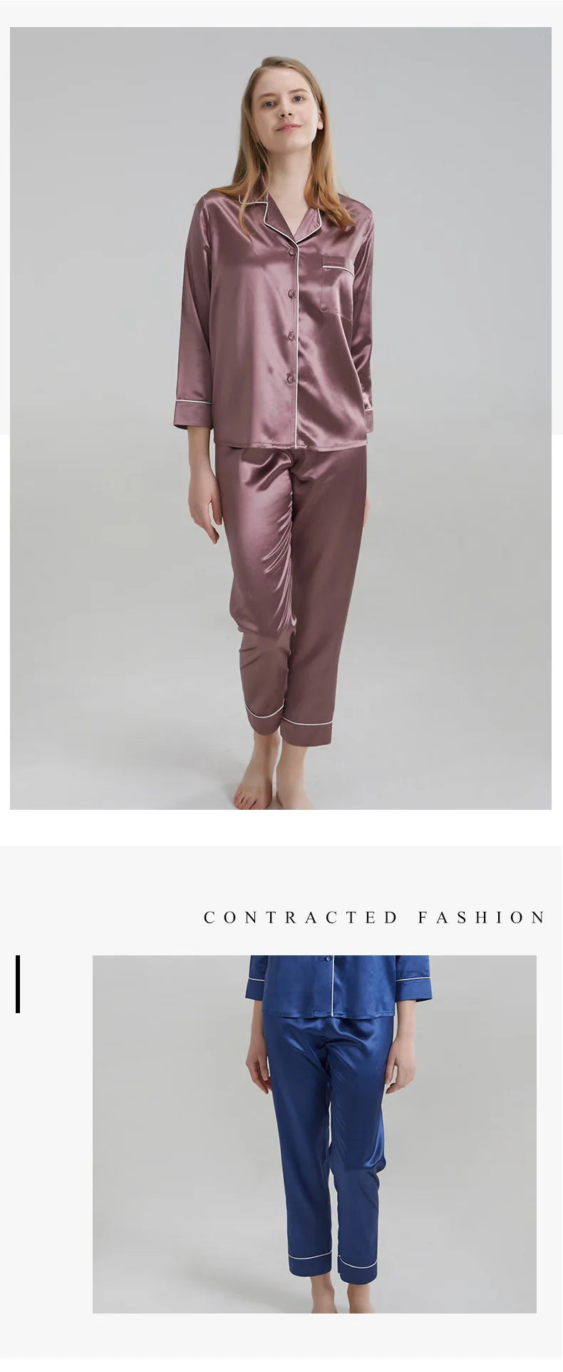 22-Momme Mulberry Silk Pajamas