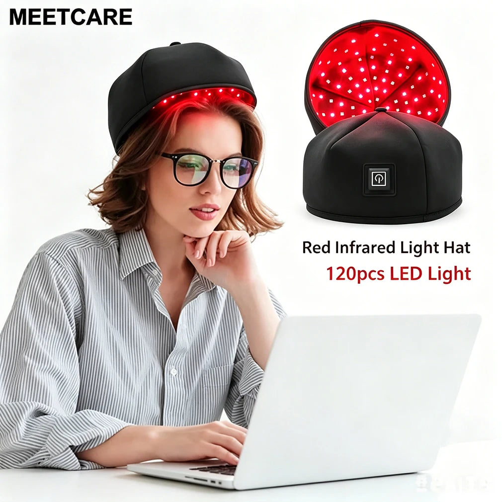 120-LED Red & Infrared Light Helmet