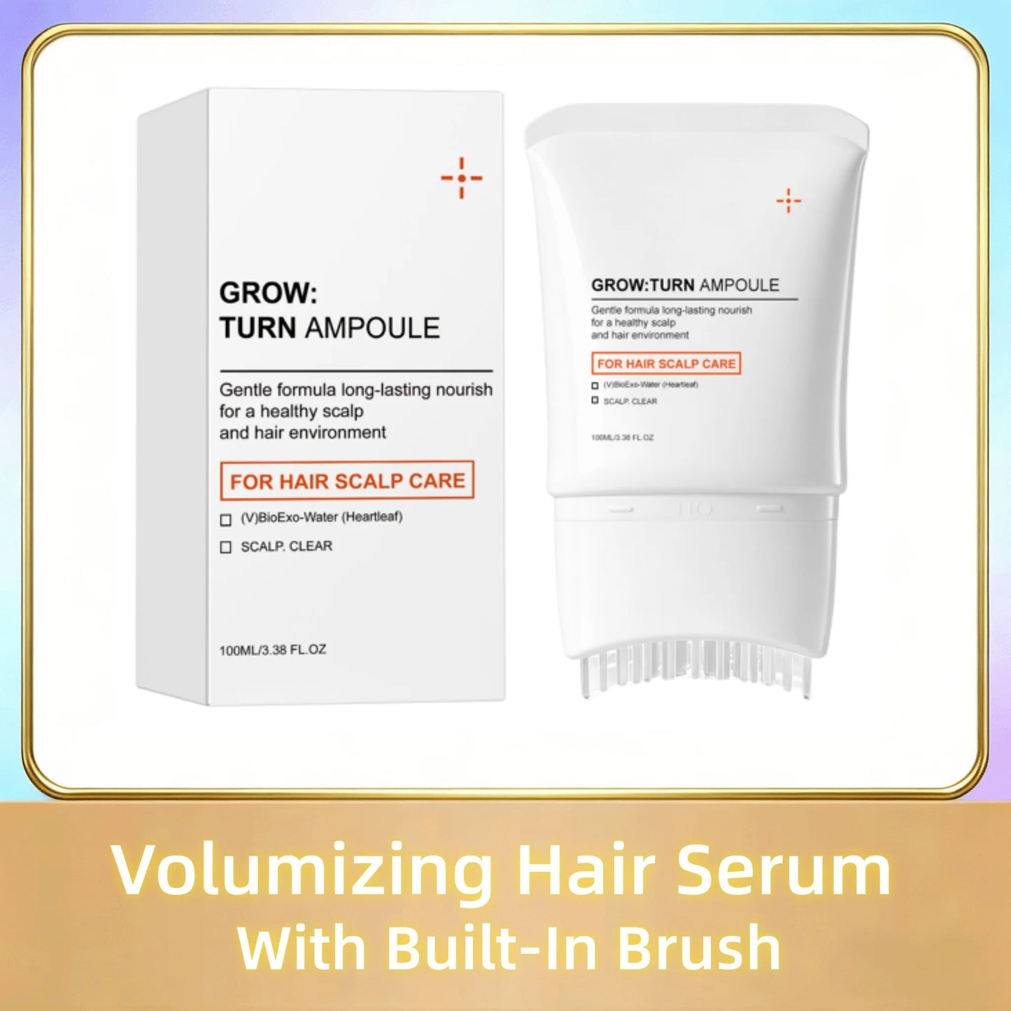 Volumizing Hair Serum with Scalp Brush