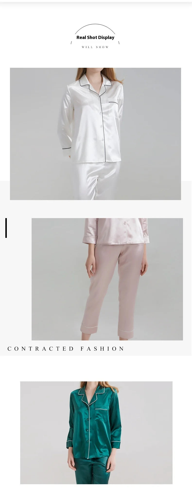 22-Momme Mulberry Silk Pajamas