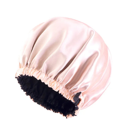Double-Layer Satin Sleep Bonnet