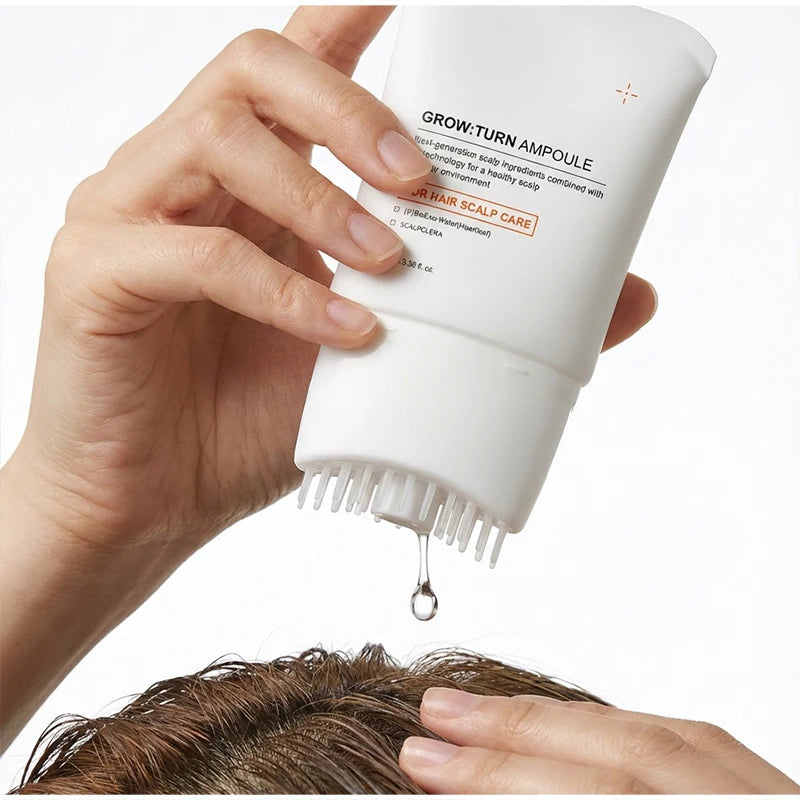 Korean Hair Serum with Scalp Brush
