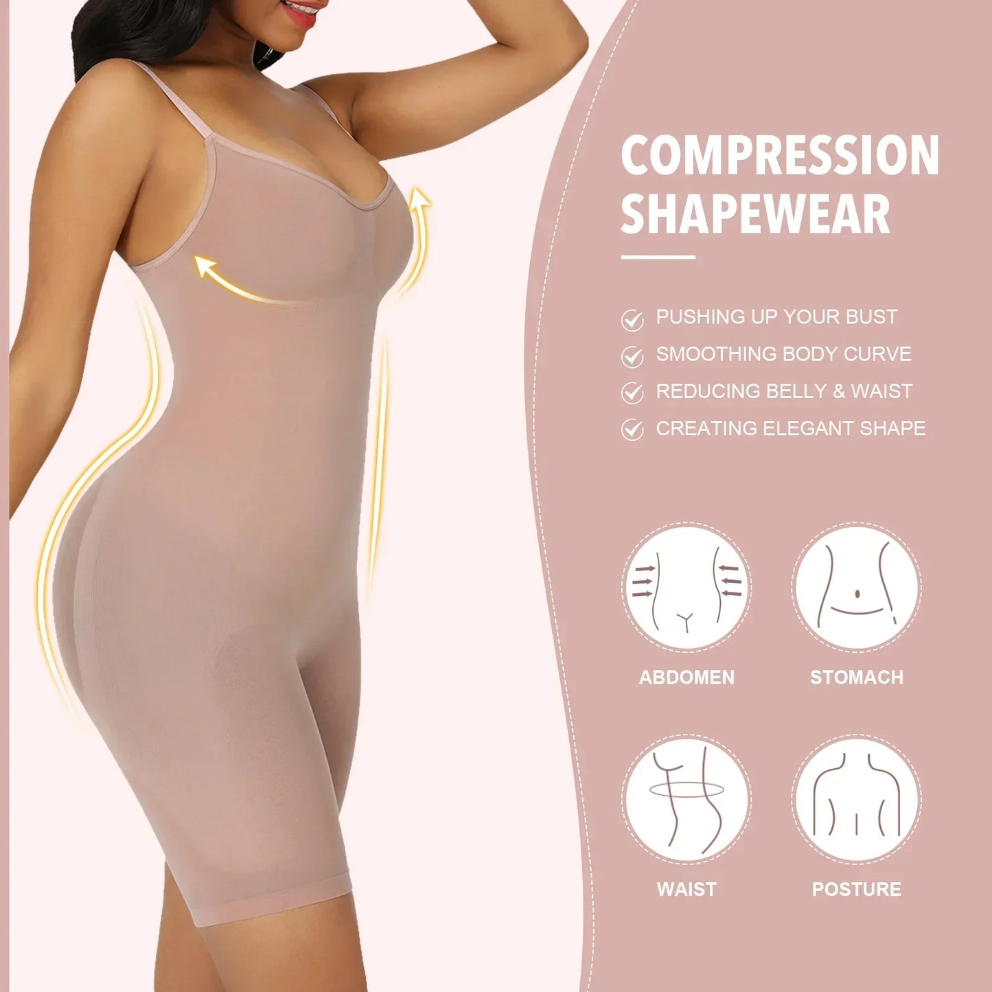 Seamless Tummy Control Bodysuit