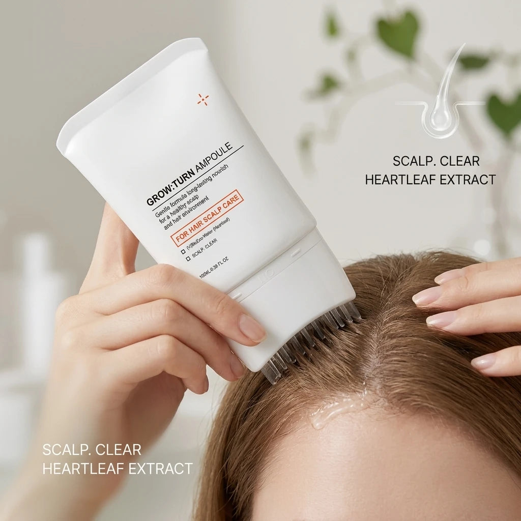 Volumizing Hair Serum with Scalp Brush